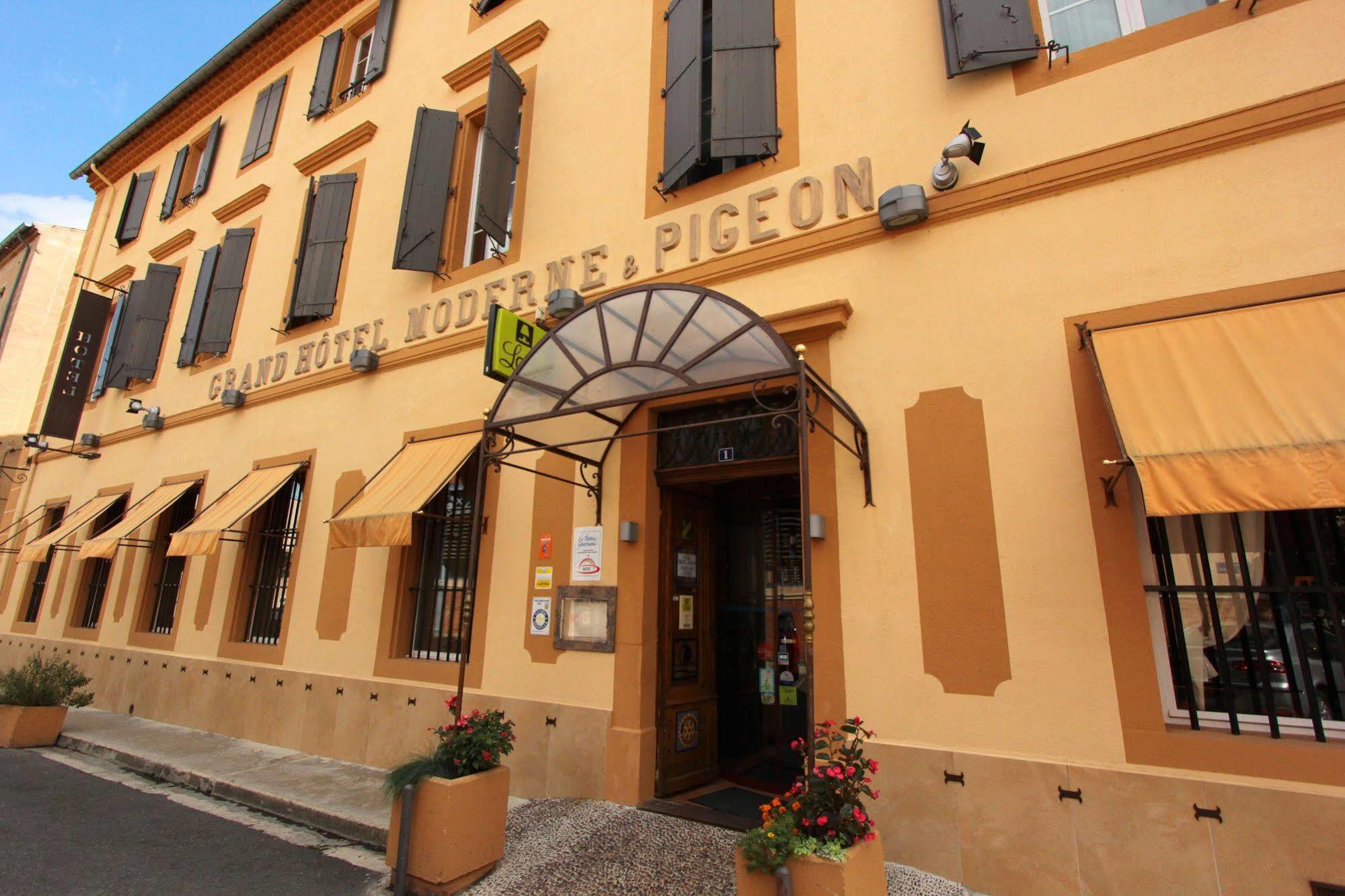 Hotel Moderne Et Pigeon Limoux Exterior photo